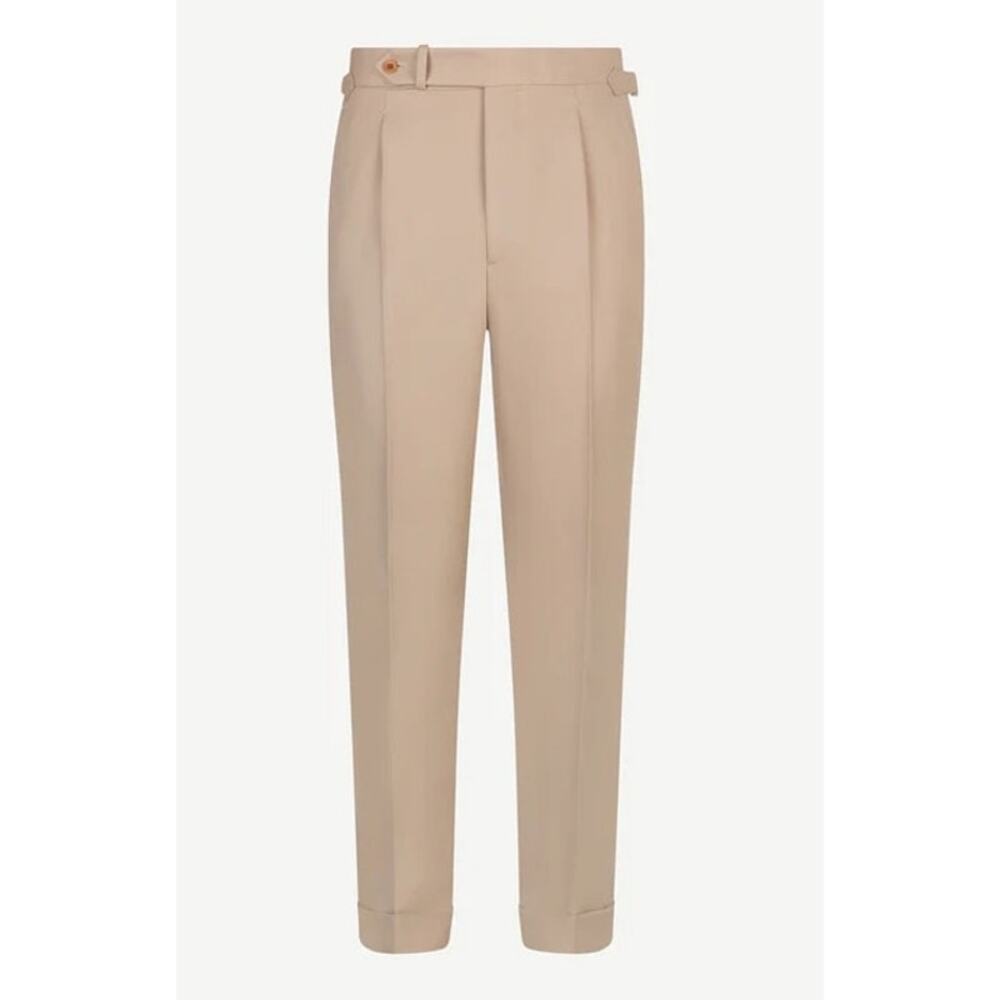 VTG Higgins Mens Slinder Bremen Trouser Pants Size 34 Khaki Golf Business Work